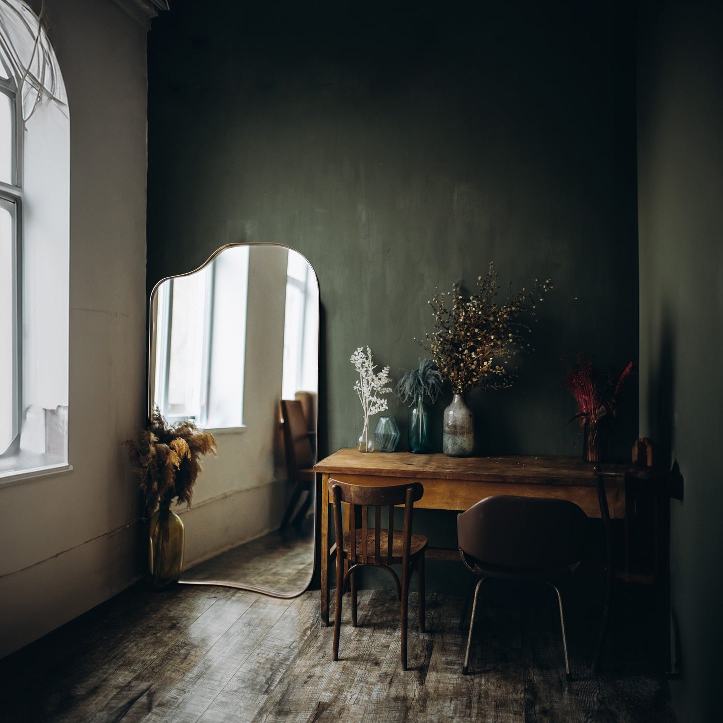 Brass Irregular Mirror - 200 cm