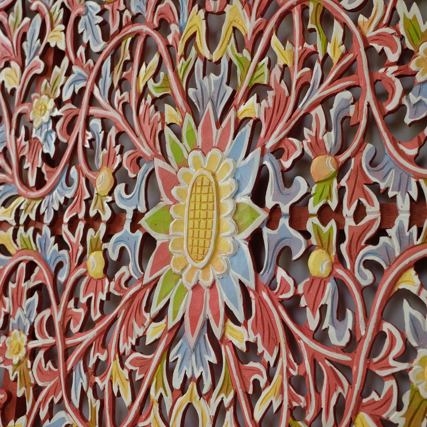 SALE - Custom Decorative Panel "Jimbaran" - Red