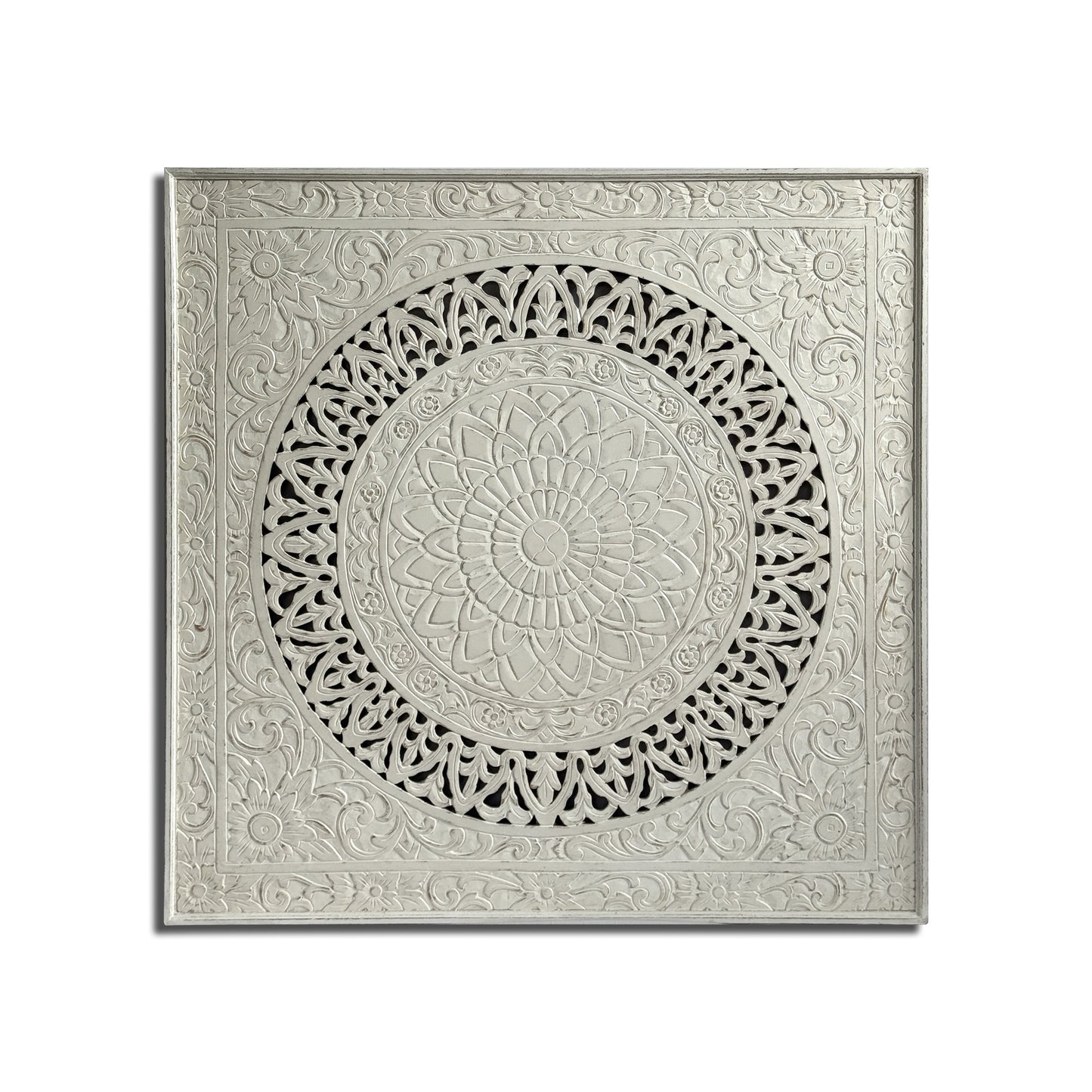 Decorative Panel "Hati" - 120 cm - White Wash