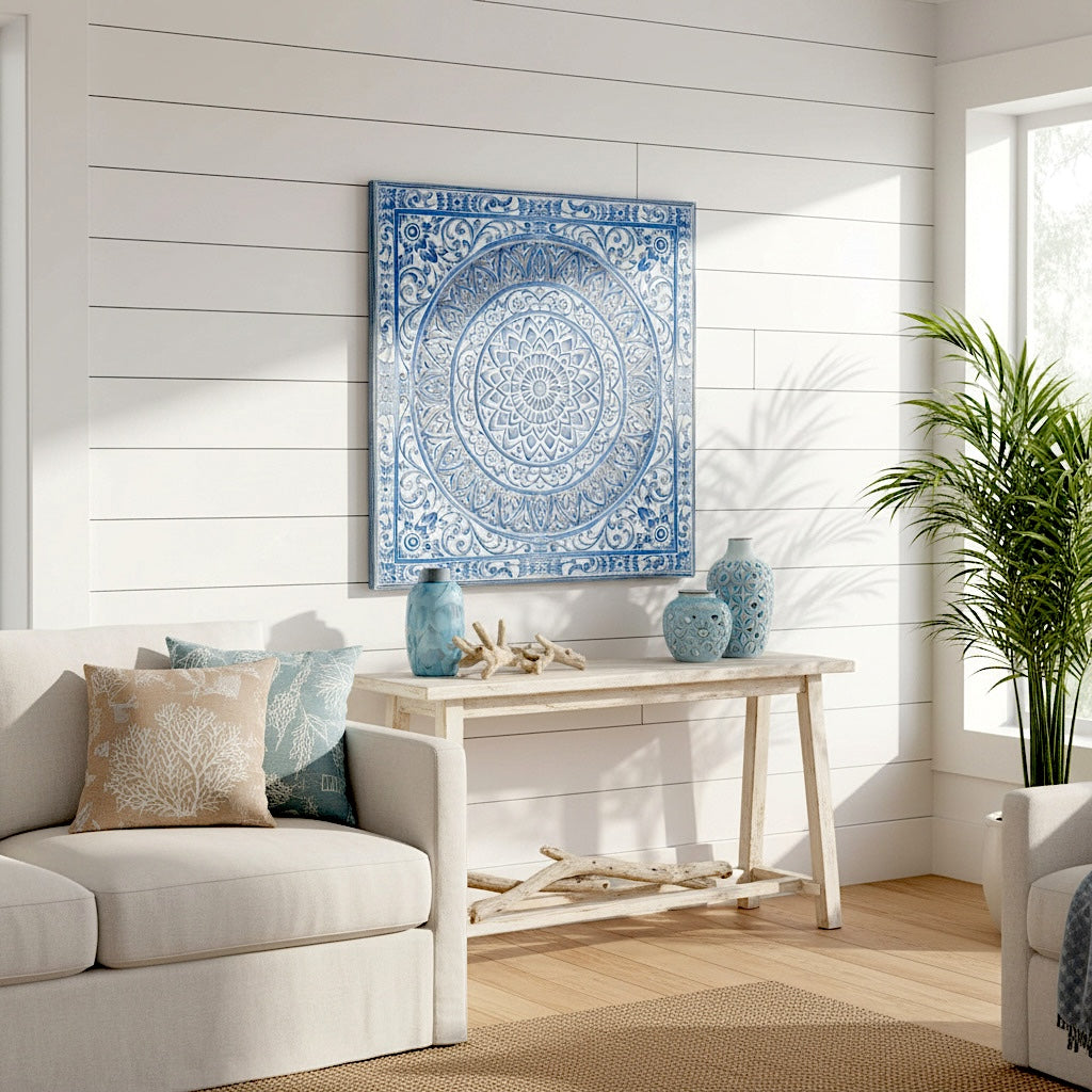 Carved Decorative Panel "Hati" - 110 cm