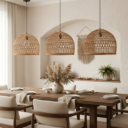 Rattan Pendant Lamp Shades "Jimbaran"
