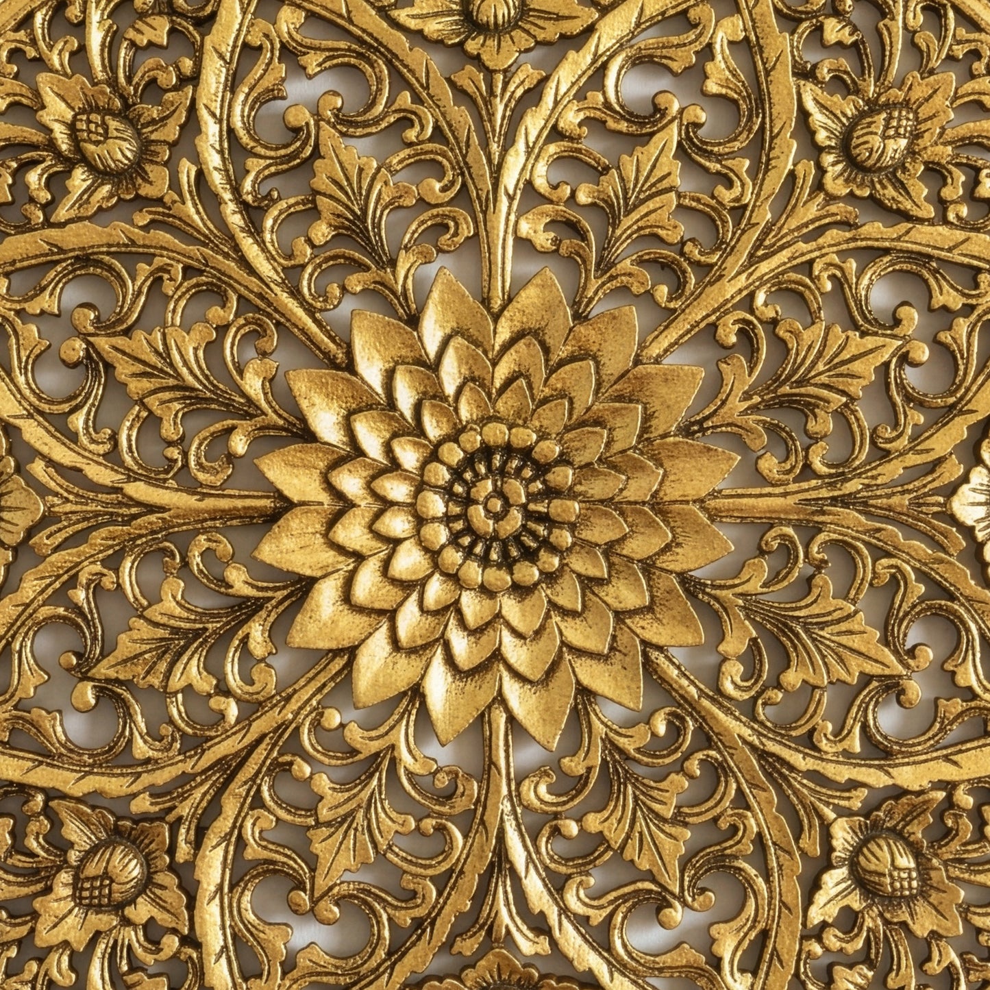Carved Decorative Mandala "Kejayaan" - 100cm