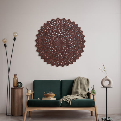 Decorative Mandala "Mahkota"- Brown