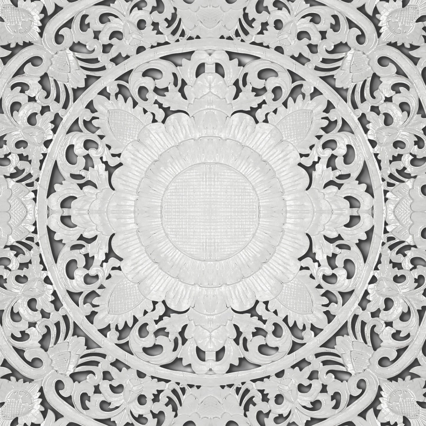 Carved Full Bed Headboard "Matahari"- USA