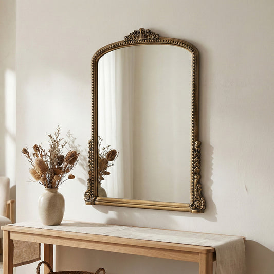 Hand Carved Mirror "Nirmala" - 95 x 75 cm