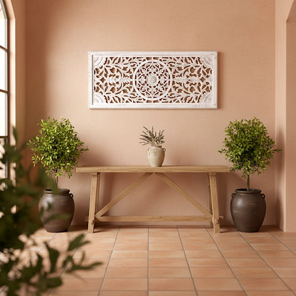 Carved Decorative Panel "Sulawesi" - 110 cm