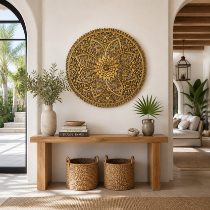 Carved Decorative Mandala "Kejayaan" - 100cm