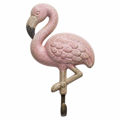 Brass Carved Hanger - Flamingo