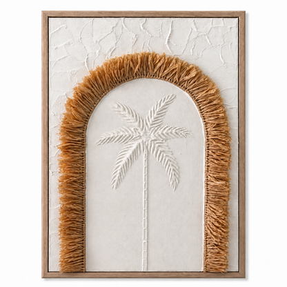 Bas-Relief Wall Art “Cocotier” – 90 x 70 cm