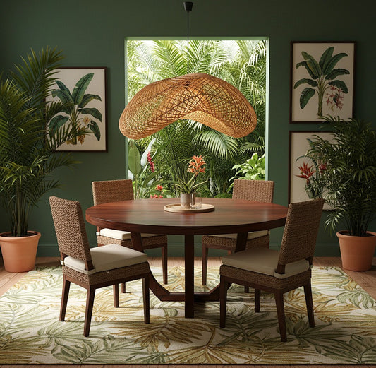 Rattan Pendant Lamp Shades "Gianyar"