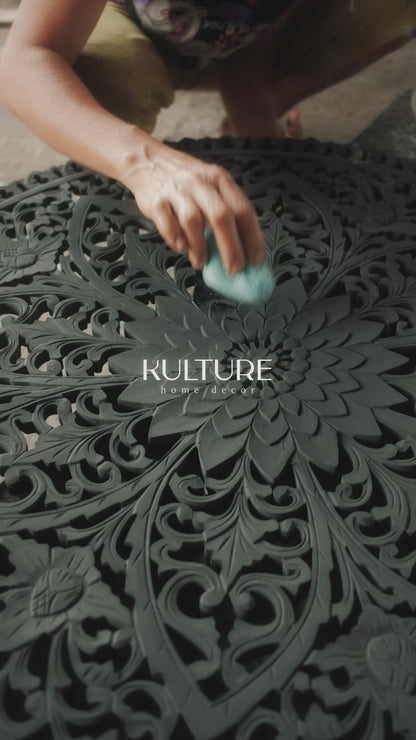 Carved Decorative Mandala "Kejayaan" - 100cm