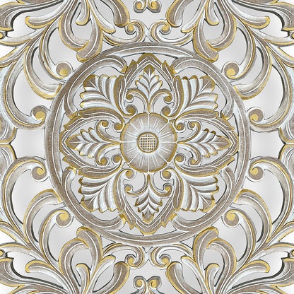 Decorative Panel "Azalea" - Gold Wash